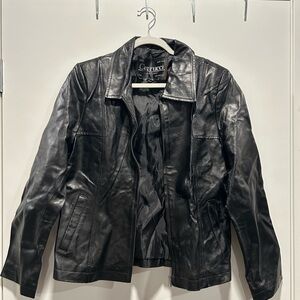 Women's Black Leather Jacket